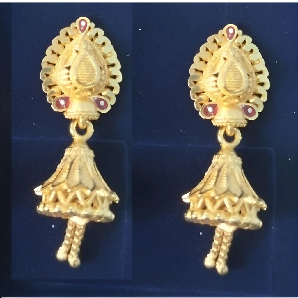 rsjh11 Small Gold Jhumki