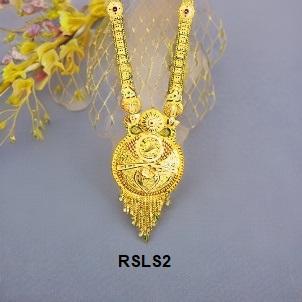 1 Gram Forming Long Necklace Sets Design