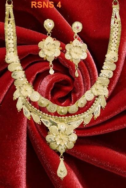 Fancy Gold Plated Necklace sets