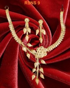 Gold Plated Necklace Set Designs 3 Light weight Gold Plated Necklace sets