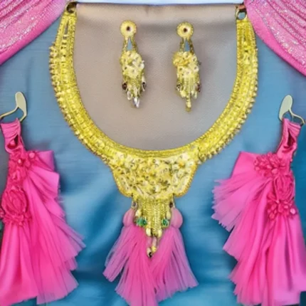 Arabian Gold Plated Nice Necklace Set