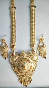 1 Gram Forming Long Necklace Sets Design