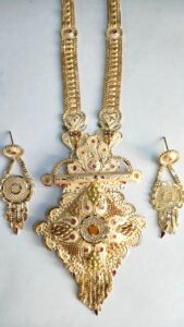 1 Gram Forming Long Necklace Sets Design