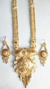 1 Gram Forming Long Necklace Sets Design