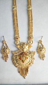 1 Gram Forming Long Necklace Sets Design