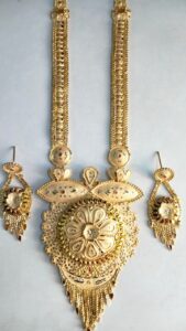 1 Gram Forming Long Necklace Sets Design