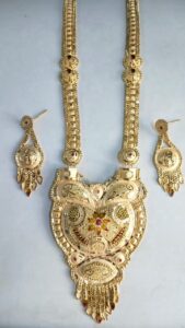 1 Gram Forming Long Necklace Sets Design