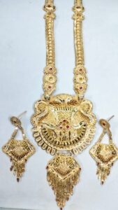 1 Gram Forming Long Necklace Sets Design