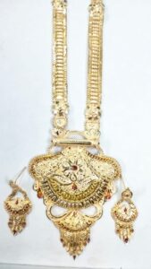 1 Gram Forming Long Necklace Sets Design