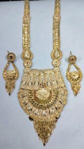 1 Gram Forming Long Necklace Sets Design