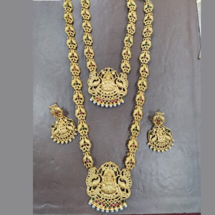 RS Jewellers South Indian Combo Long Haram