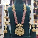 RS Jewellers South Indian Long Haram Necklace Set